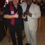 Ken Briggs accepting awards ("Best Blues Band", "Best Original Blues Lyrics") from Roger Carter (CDOMA) - 2018.