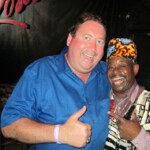 Ken ("Nite Train") Briggs with Lil Ed of Lil Ed and the Blues Imperials at Rosa's in Chicago at a CD release party!